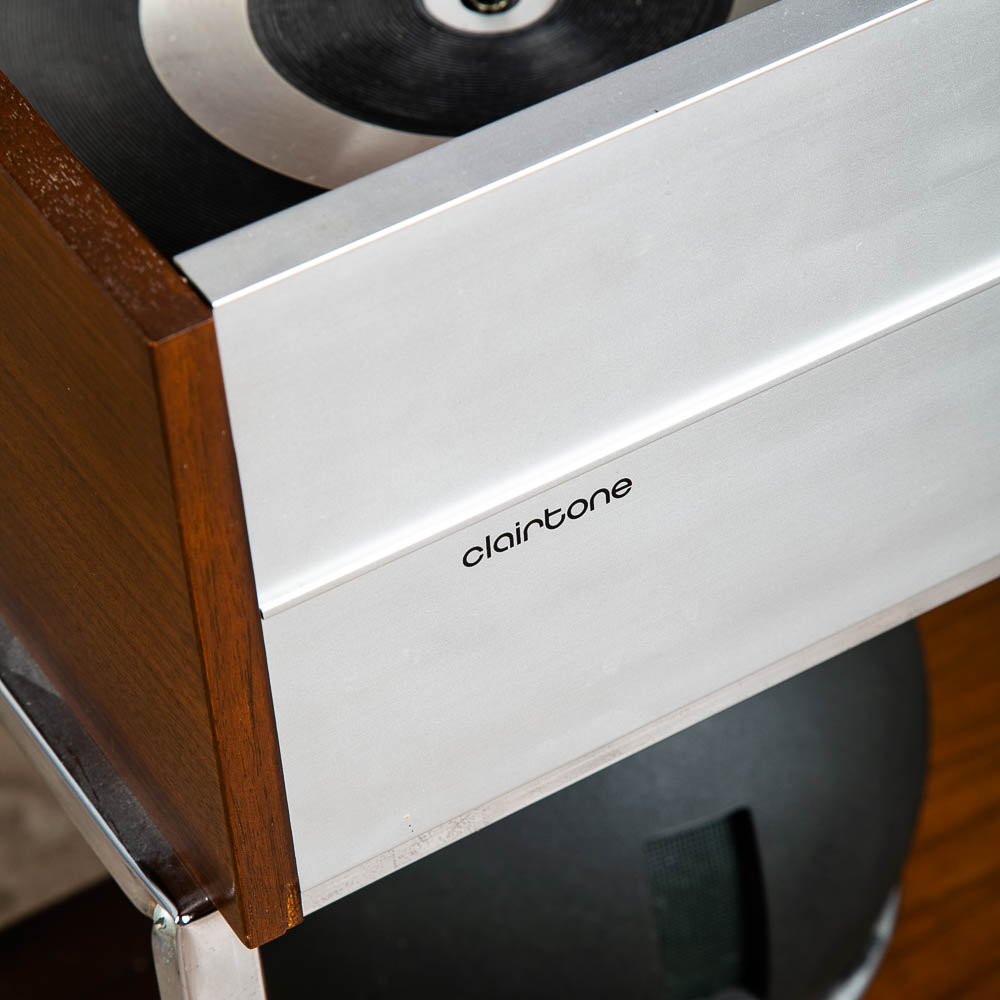 Mid Century Modern Stereo Console Clairtone Project T11-G3 Walnut Cart Hifi 1966 - Image 7