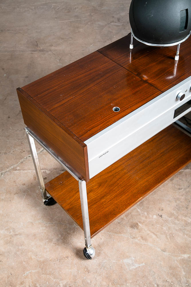 Mid Century Modern Stereo Console Clairtone Project T11-G3 Walnut Cart Hifi 1966 - Image 8
