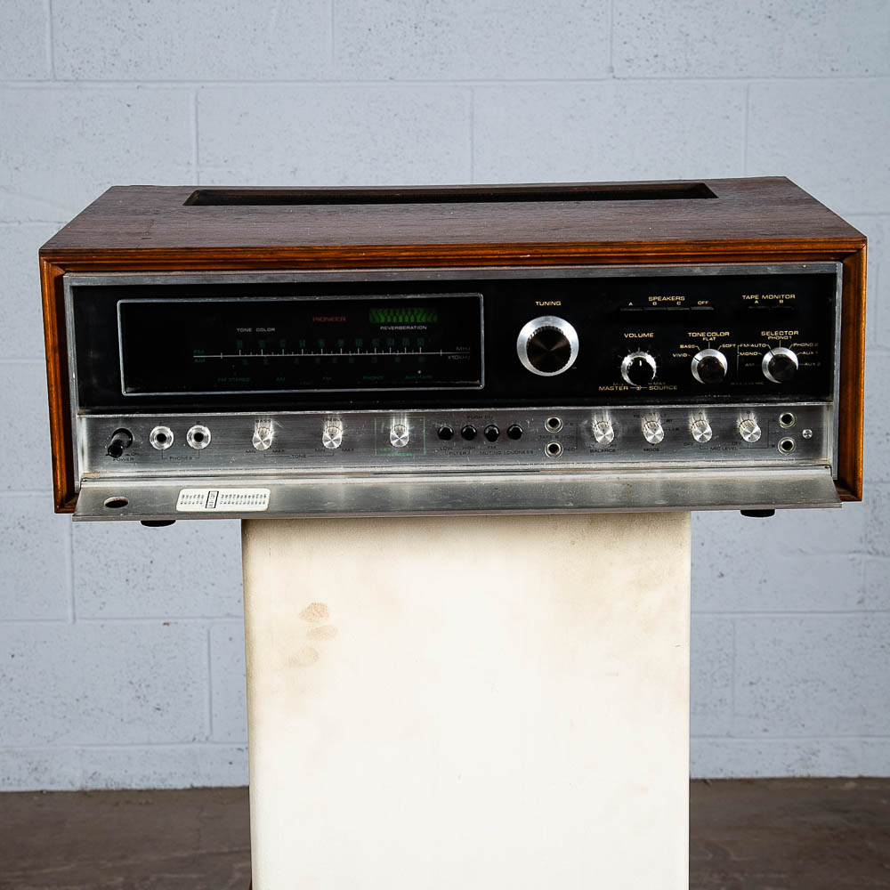 Vintage Stereo Receiver Pioneer SX-9000 Pro Amp Silver Face Am/Fm Hifi AS IS - Image 8