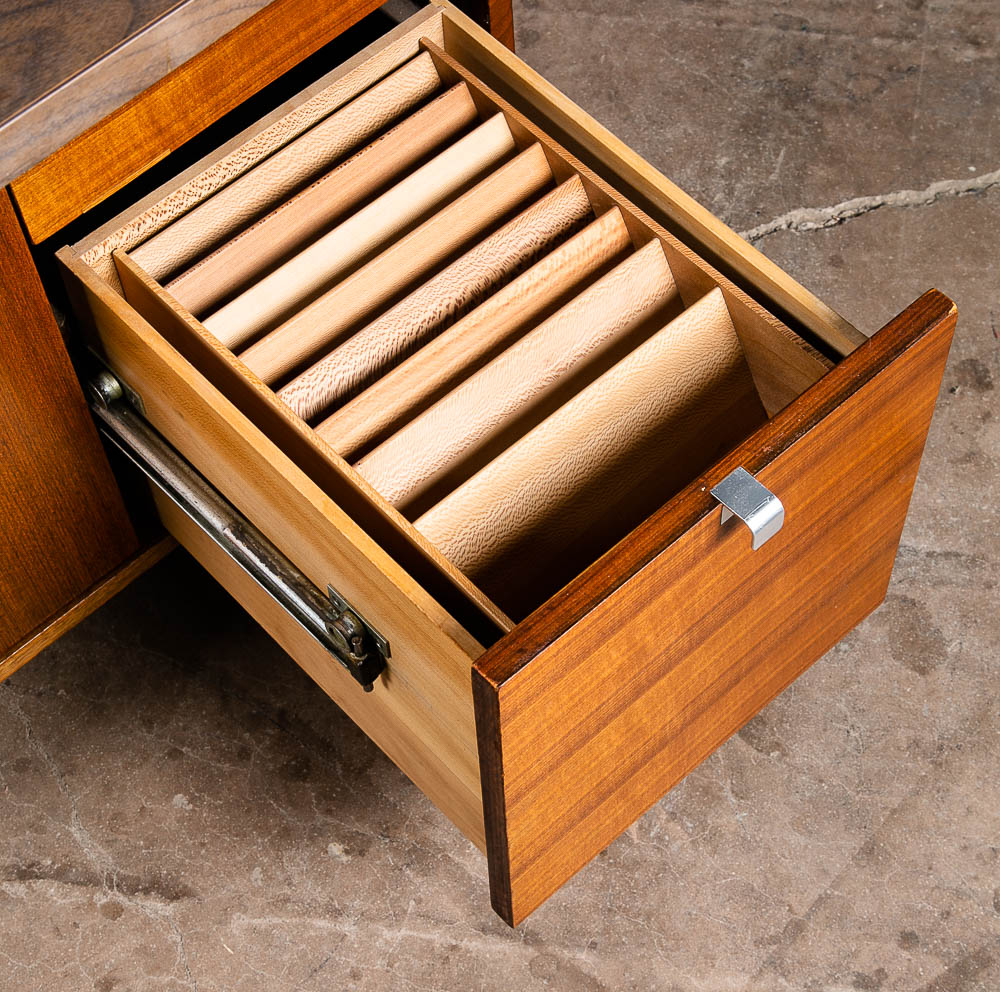 Mid Century Modern Desk Executive George Nelson Herman Miller Credenza Walnut NM - Image 12