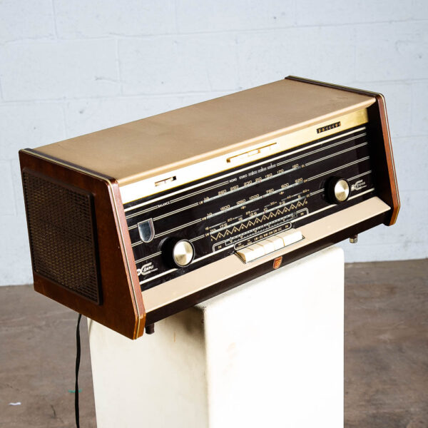 Vintage Philips Bi Ampli Radio Receiver Tube Amp Am/Fm Hifi AS IS Holland Table - Image 6