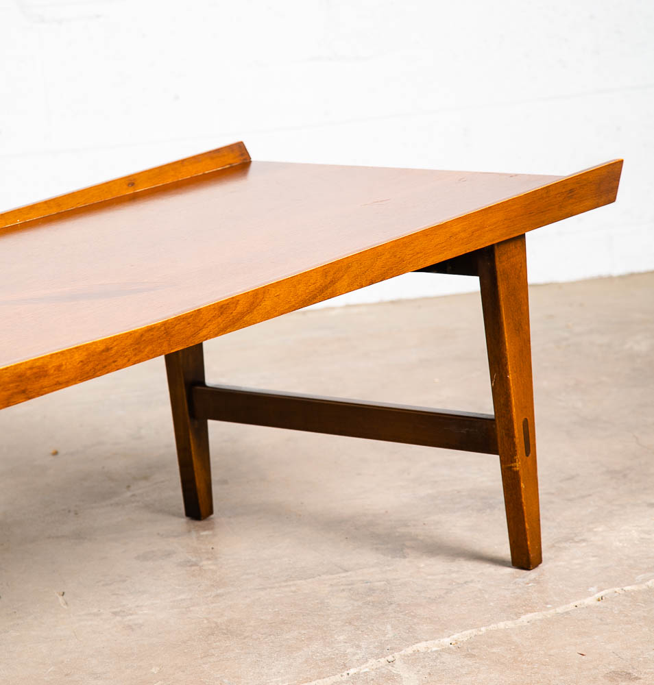 Mid Century Modern Coffee Table Lane Rosewood Inlay Vintage Surfbaord Walnut - Image 7