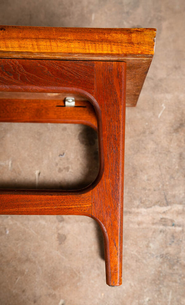 Mid Century Danish Modern End Tables Nightstands Solid Teak Japan Side Square - Image 7