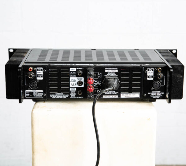 Vintage Behringer Reference A500 Power Amplifier Amp Black 2
