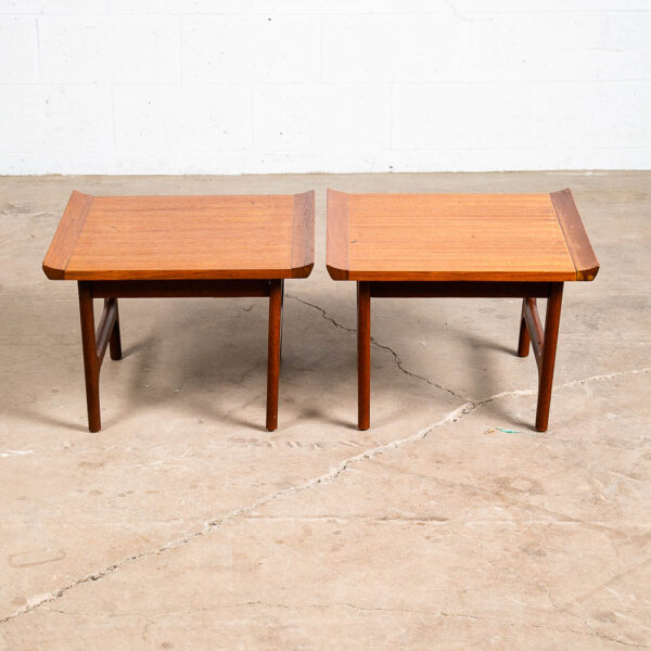 Mid Century Danish Modern End Tables Nightstands Solid Teak Japan Side Square - Image 5