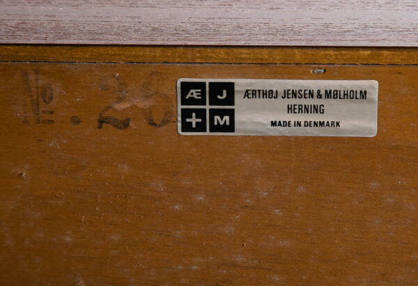 Mid Century Danish Modern Credenza Highboard Sideboard Bar Teak Jensen Molholm - Image 4