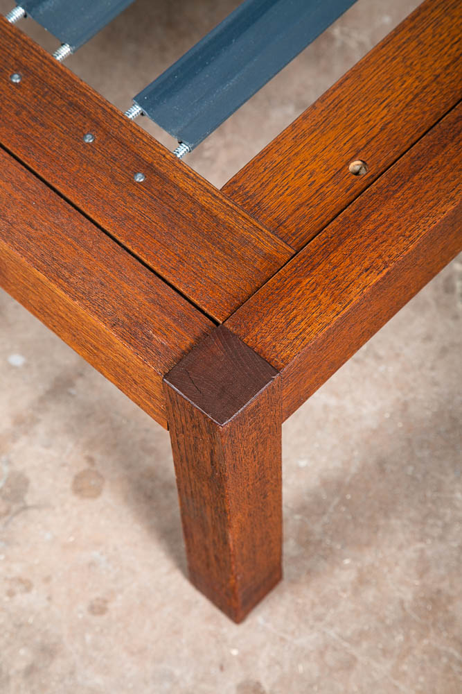 Mid Century Danish Modern Lounge Chair Orange Solid Teak Japanese Tan Side Mcm - Image 8