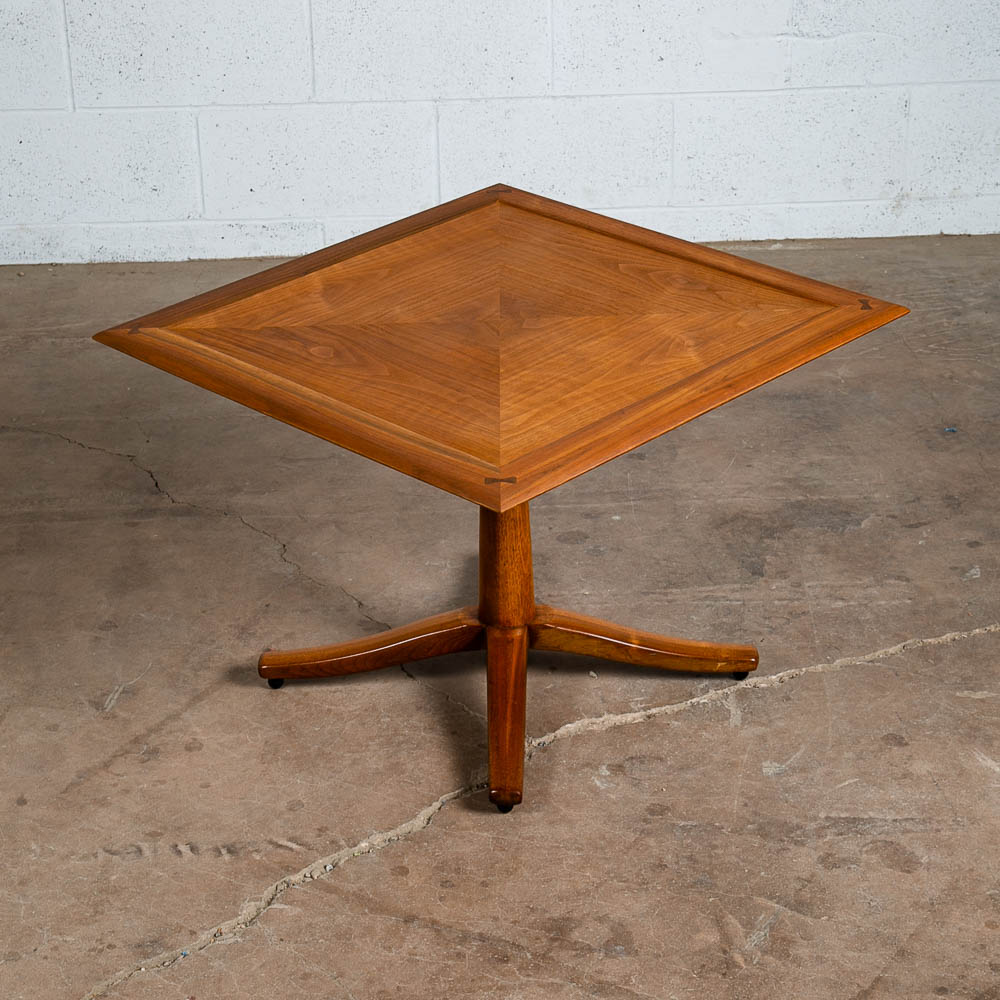 Mid Century Modern Side Table End Walnut Drexel Parallel Vintage Barney Flagg NM - Image 5