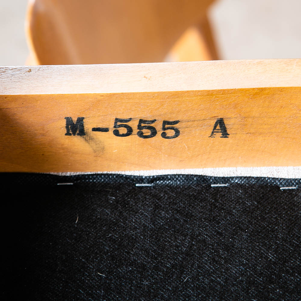 Mid Century Modern Dining Chairs Set 4 Heywood Wakefield Grey Birch Armchairs - Image 10