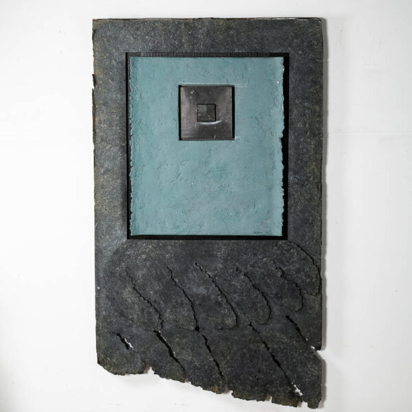 Mid century Post Modern Sculpture Original Art Wall Mixed Media Eric C Johnson