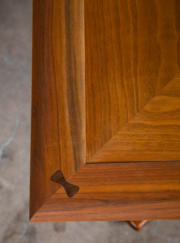 Mid Century Modern Side Table End Walnut Drexel Parallel Vintage Barney Flagg NM - Image 9