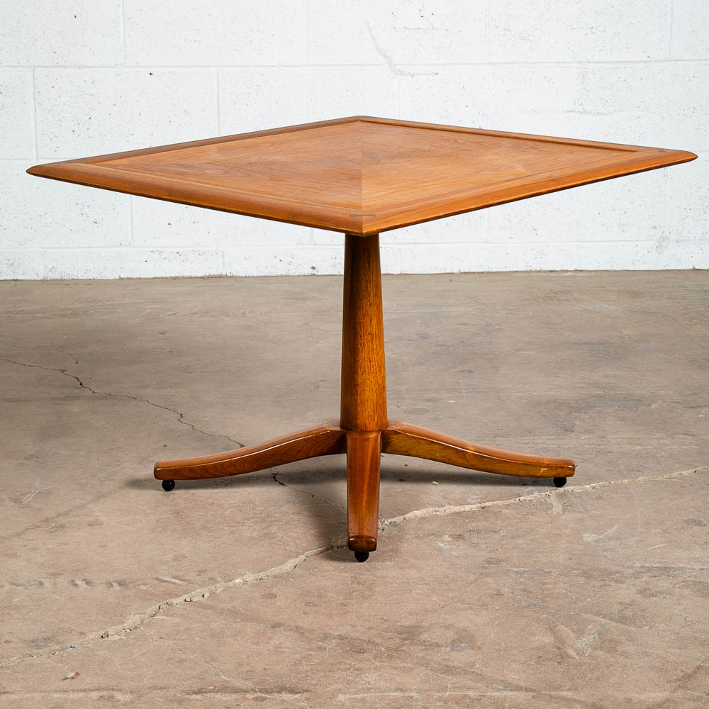 Mid Century Modern Side Table End Walnut Drexel Parallel Vintage Barney Flagg NM - Image 3