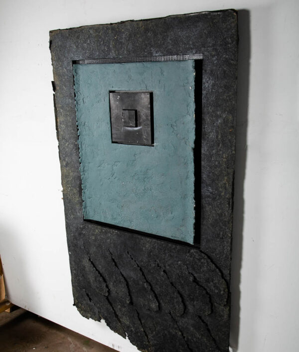 Mid century Post Modern Sculpture Original Art Wall Mixed Media Eric C Johnson - Image 2