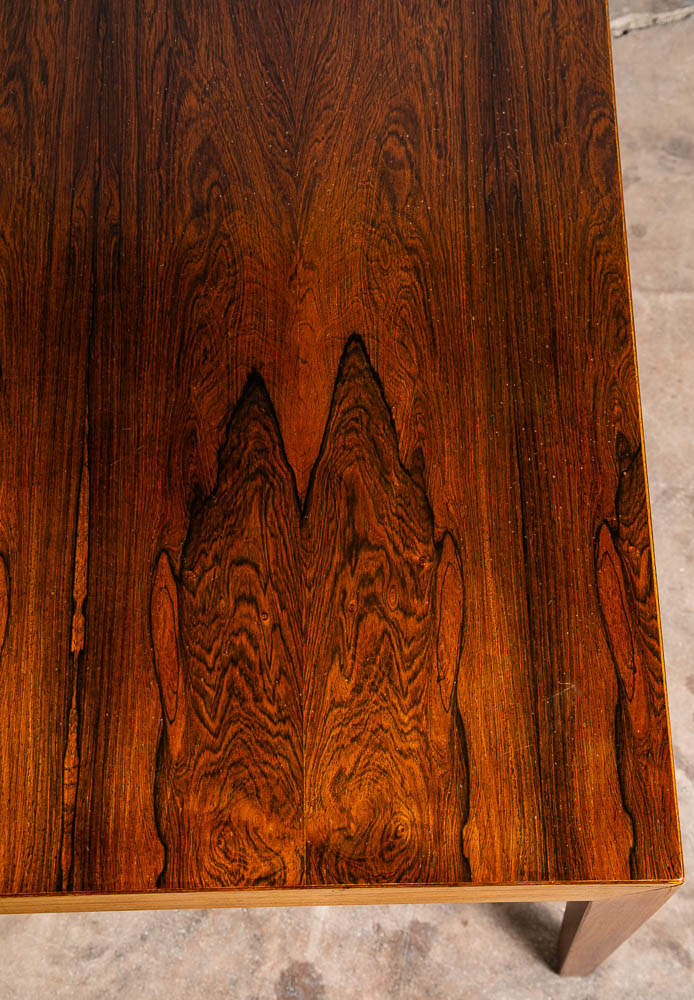 Mid Century Danish Modern Coffee Table Severin Hansen Rosewood Haslev Denmark - Image 11
