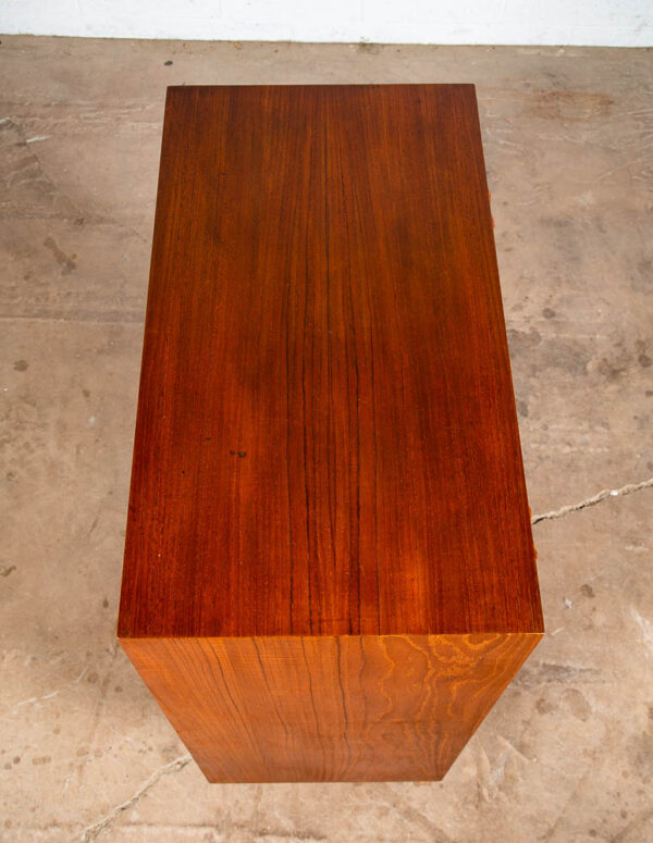 Mid Century Danish Modern Highboy Dresser Poul Volther 6 Drawer Denmark Teak Oak - Image 5