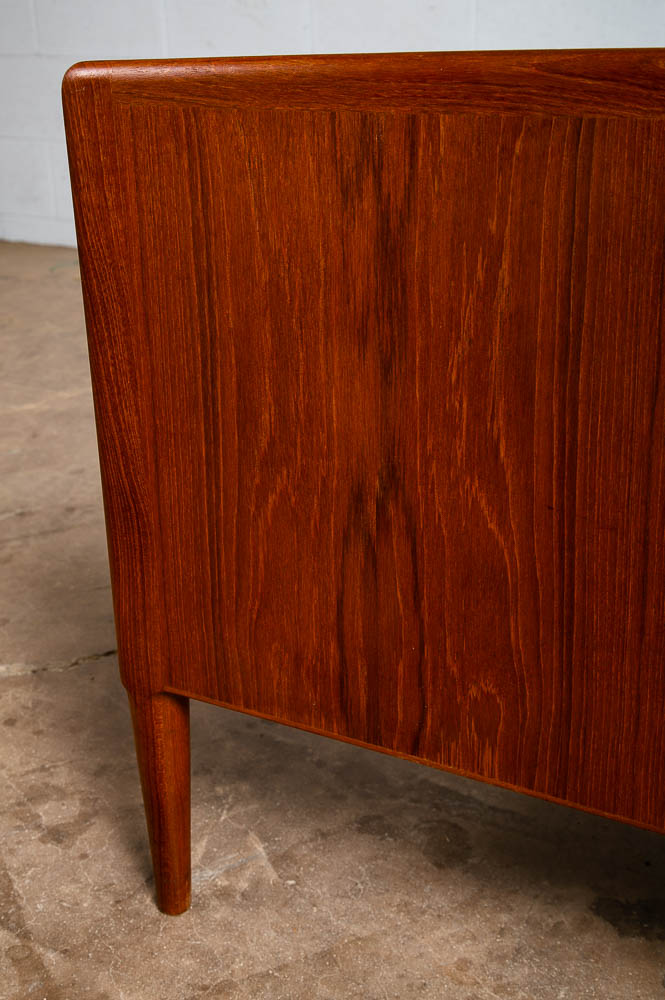 Mid Century Modern Bed Frame Small Single Johannes Norgaard Teak Headboard - Image 6
