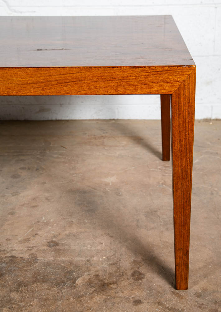 Mid Century Danish Modern Coffee Table Severin Hansen Rosewood Haslev Denmark - Image 5