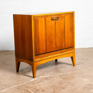 Mid Century Modern Storage Chest Record LP Storage Cabinet Table Vintage Vinyl