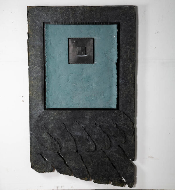Mid century Post Modern Sculpture Original Art Wall Mixed Media Eric C Johnson - Image 4