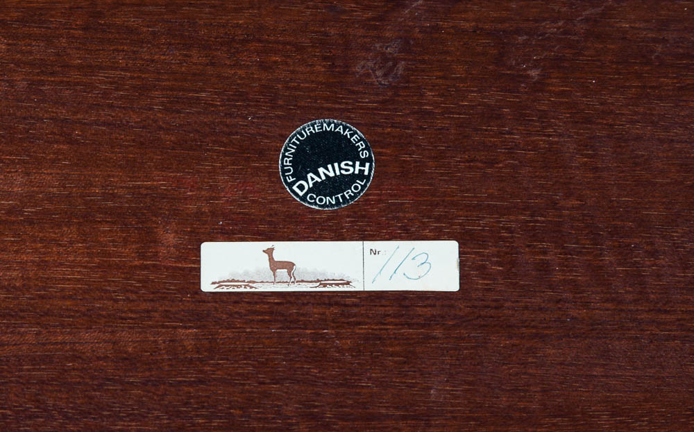 Mid Century Danish Modern Coffee Table Severin Hansen Rosewood Haslev Denmark - Image 8