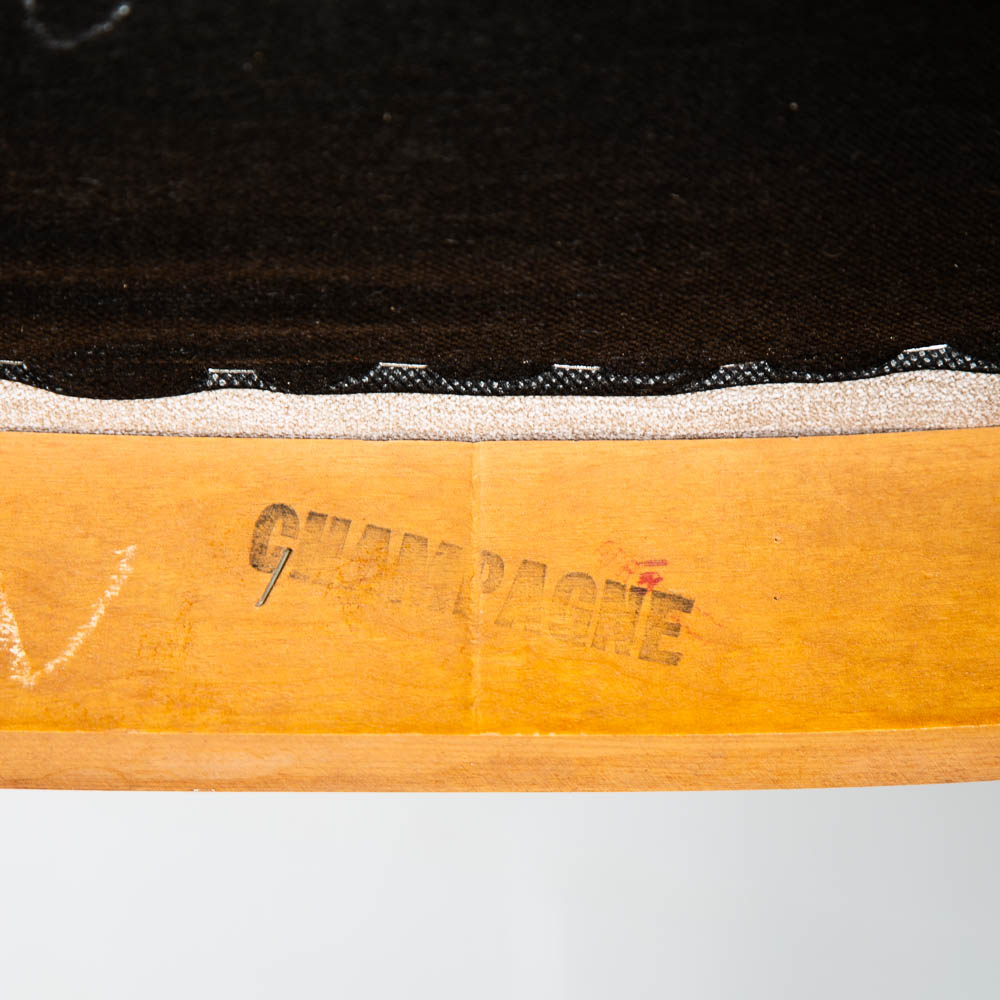 Mid Century Modern Dining Chairs Set 4 Heywood Wakefield Grey Birch Armchairs - Image 7