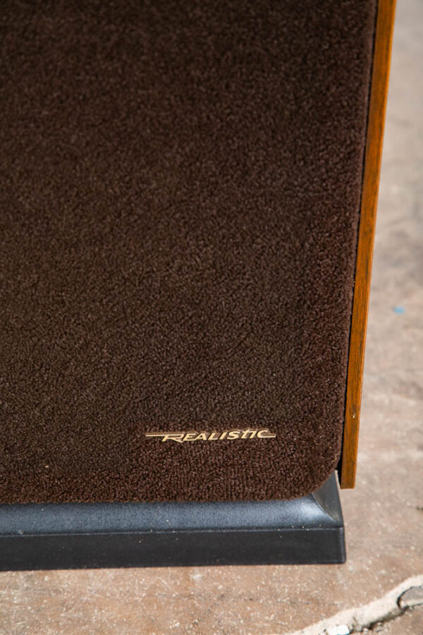 Mid Century Modern Speakers Vintage Realistic Optimus 27 Pair Walnut Tested Thin - Image 9