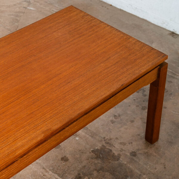 Mid Century Danish Modern Coffee Table Dux Sweden Surfboard Teak Denmark Compact - Image 10