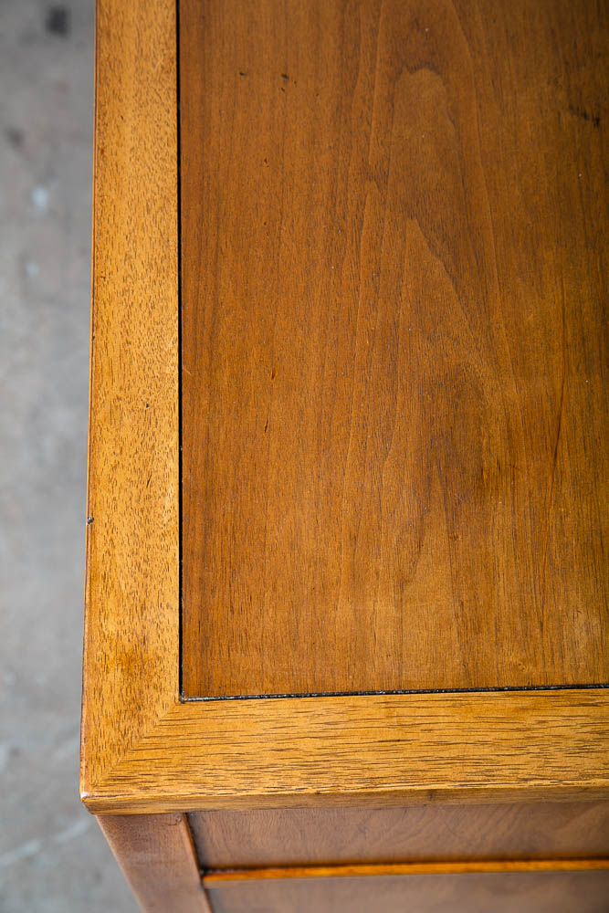 Mid Century Modern Credenza Dresser 6 Drawer Walnut Vintage Mcm Drexel Compass - Image 10