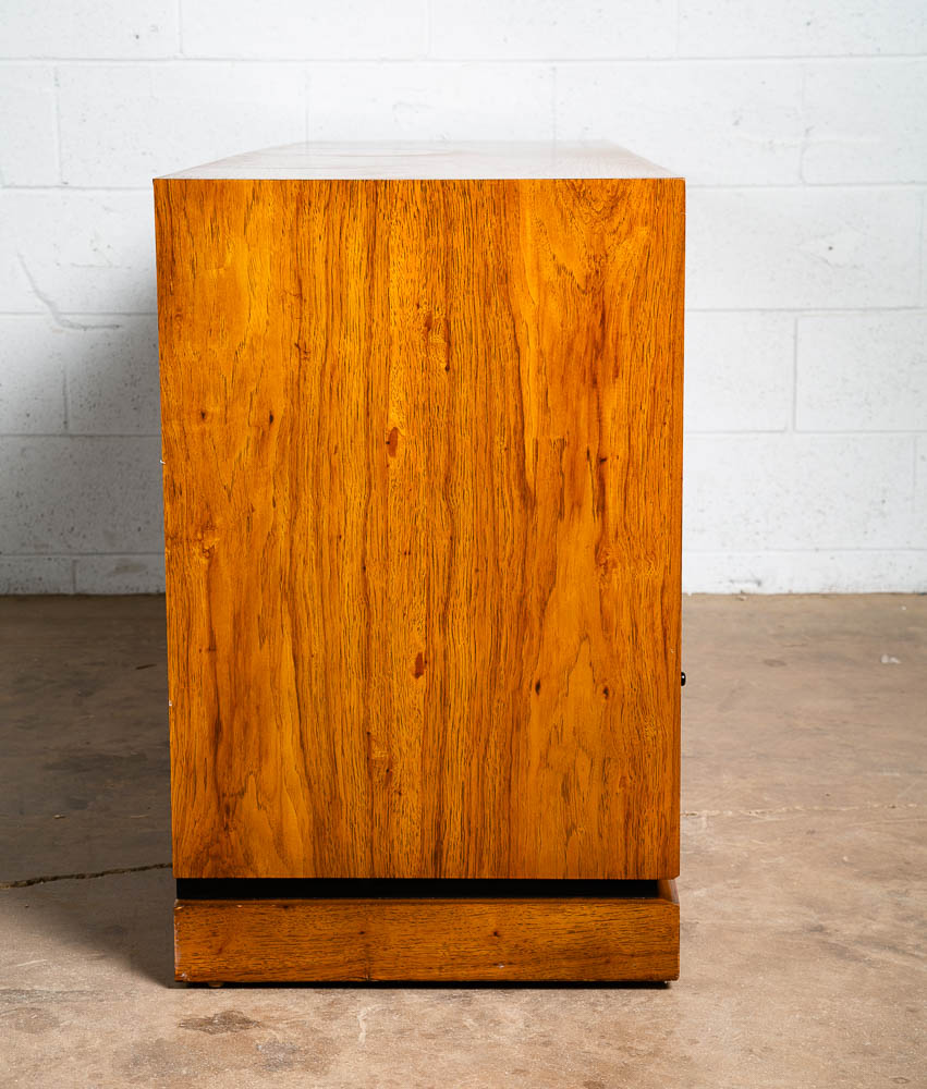 Mid Century Modern Dresser Credenza 9 Drawer Drexel Index Walnut Vintage Black - Image 4