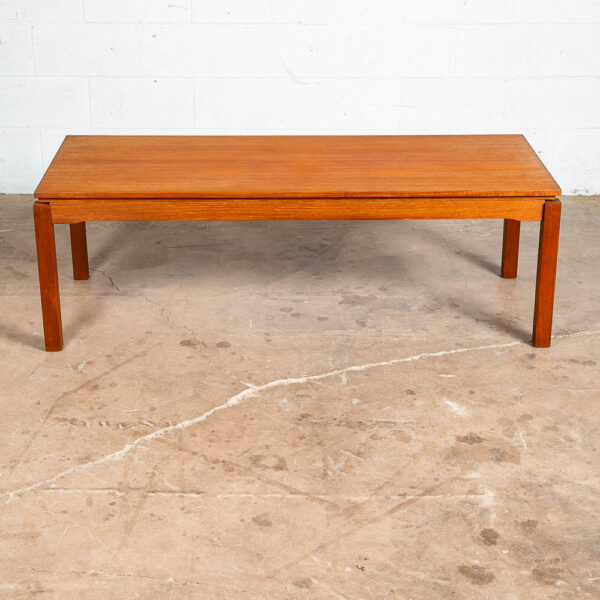 Mid Century Danish Modern Coffee Table Dux Sweden Surfboard Teak Denmark Compact - Image 3
