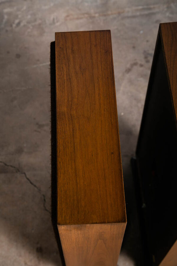 Mid Century Modern Speakers Vintage Realistic Optimus 27 Pair Walnut Tested Thin - Image 11