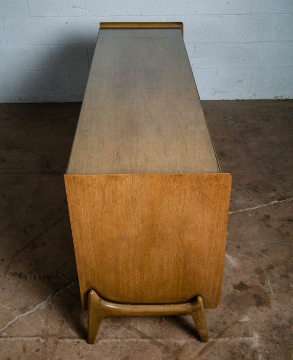 Mid century Modern Dresser Credenza United furniture 9 drawer Vintage Danish Mcm - Image 4