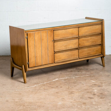 Mid century Modern Dresser Credenza United furniture 9 drawer Vintage Danish Mcm