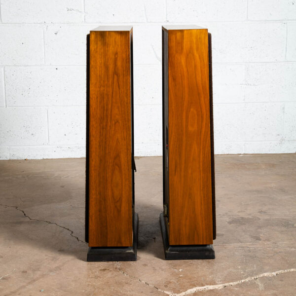 Mid Century Modern Speakers Vintage Realistic Optimus 27 Pair Walnut Tested Thin - Image 6