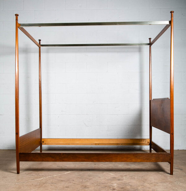 Mid Century Modern Headboard Bed Frame Full Drexel Declaration Walnut Rosewood M - Image 3