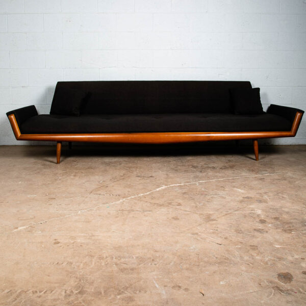 Mid Century Modern Sofa Couch Gondola Adrian Pearsall Platform Black Walnut Mcm - Image 2