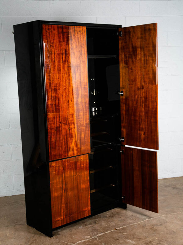 Mid Century Modern Cabinet Media Drawers Mahogany Wood Henredon Scene IV Tall NM - Image 3
