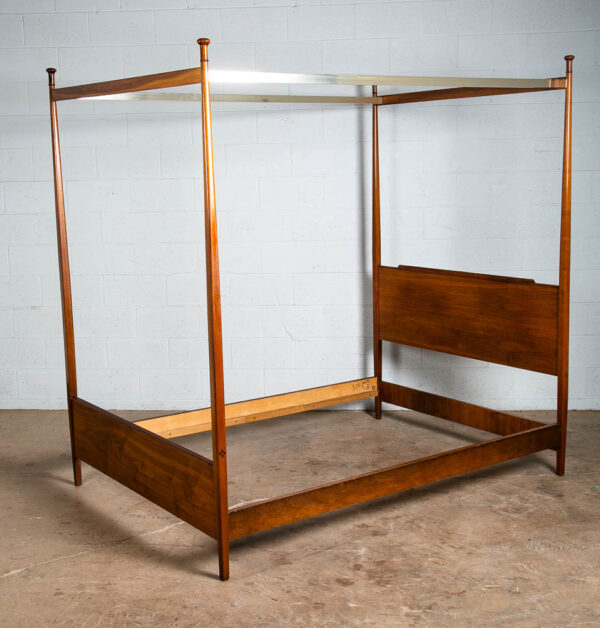 Mid Century Modern Headboard Bed Frame Full Drexel Declaration Walnut Rosewood M - Image 5