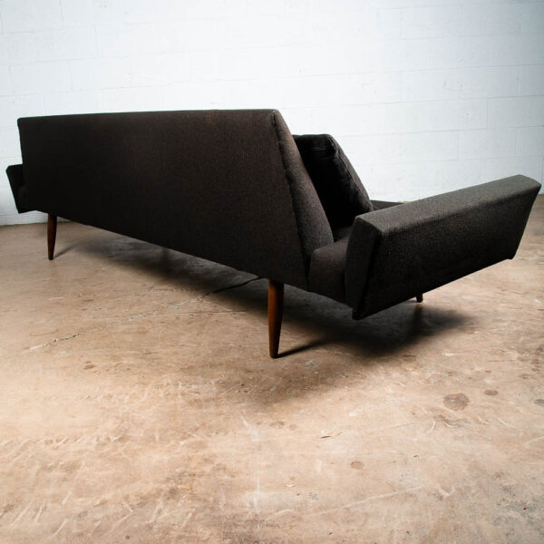 Mid Century Modern Sofa Couch Gondola Adrian Pearsall Platform Black Walnut Mcm - Image 4
