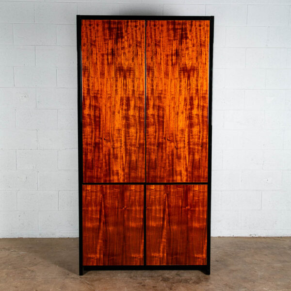 Mid Century Modern Cabinet Media Drawers Mahogany Wood Henredon Scene IV Tall NM