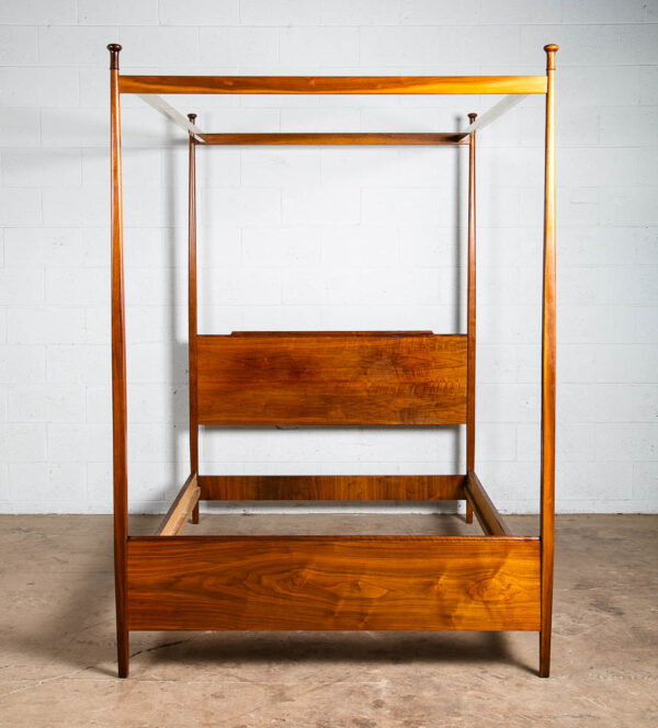 Mid Century Modern Headboard Bed Frame Full Drexel Declaration Walnut Rosewood M - Image 2