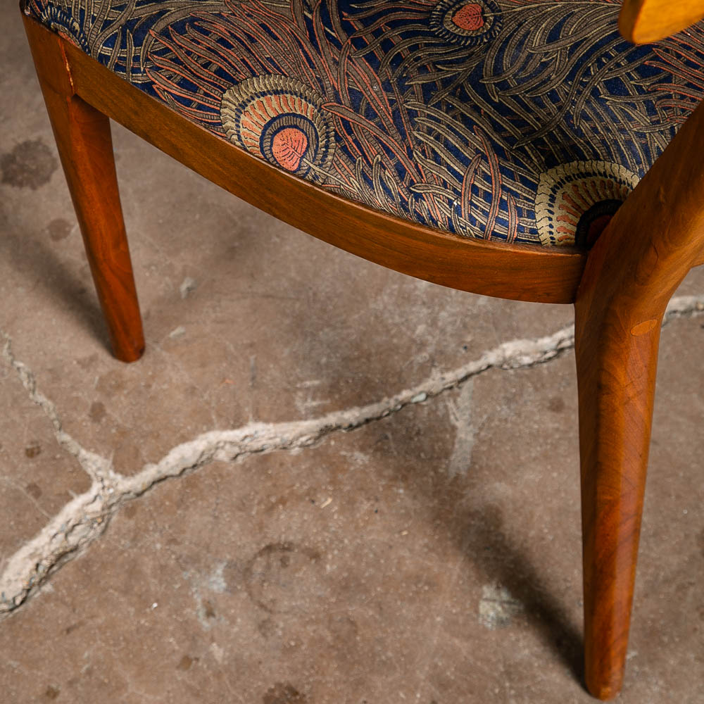 Mid Century Modern Dining Chairs 4 Drexel Declaration Kipp Stewart Seat Vintage - Image 11