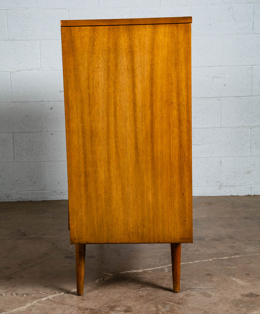 Mid Century Modern Dresser Highboy Walnut 5 Drawer Wood Chest Dixie Mcm Vintage - Image 4