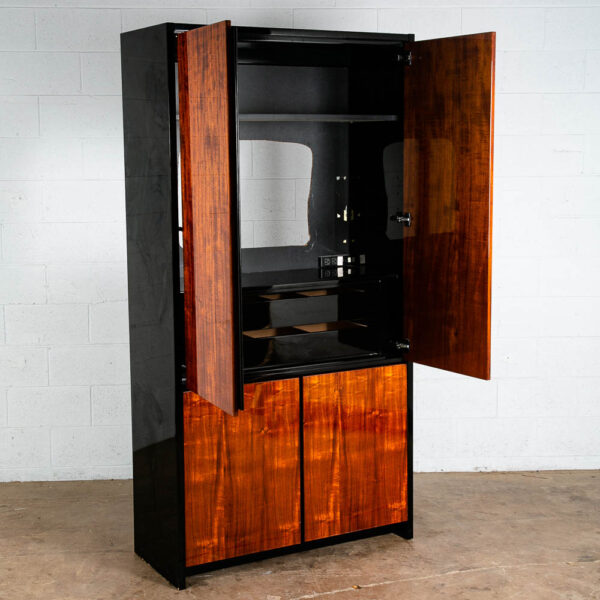 Mid Century Modern Cabinet Media Drawers Mahogany Wood Henredon Scene IV Tall NM - Image 7