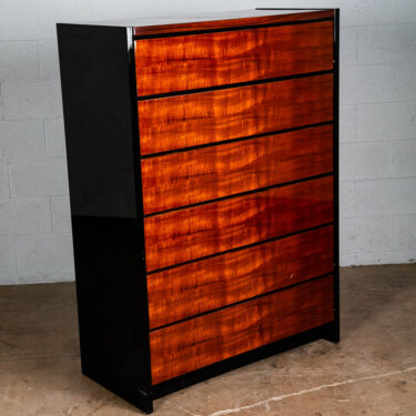 Mid Century Modern Highboy Dresser 6 Drawer Mahogany Wood Henredon Scene IV Mcm