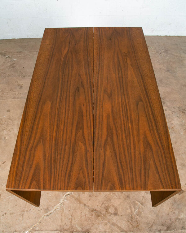 Mid Century Modern Dining Table Drexel Declaration Drop Leaf Walnut Kipp Stewart - Image 9