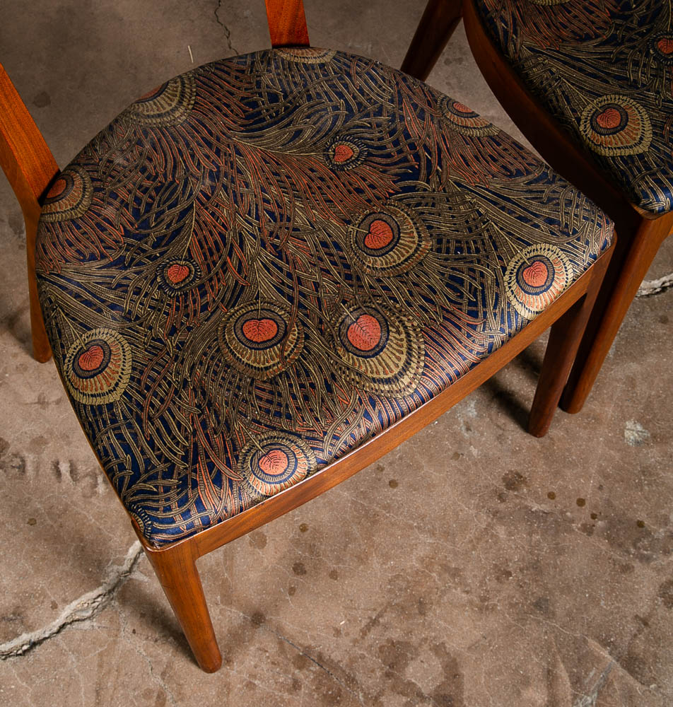 Mid Century Modern Dining Chairs 4 Drexel Declaration Kipp Stewart Seat Vintage - Image 8