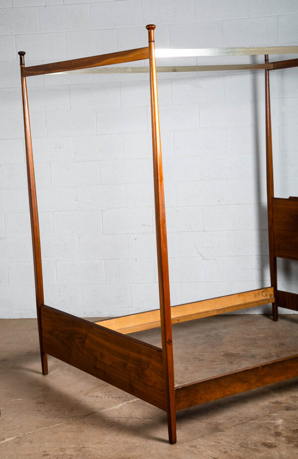 Mid Century Modern Headboard Bed Frame Full Drexel Declaration Walnut Rosewood M - Image 11
