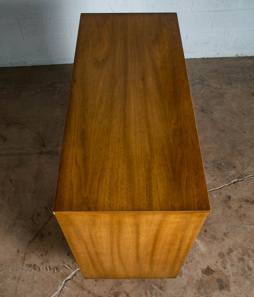 Mid Century Modern Dresser Highboy Walnut 5 Drawer Wood Chest Dixie Mcm Vintage - Image 7