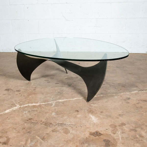 Mid Century Modern Coffee Table Bronze Glass Sculptural Oval Knut Hesterberg Mcm - Image 6